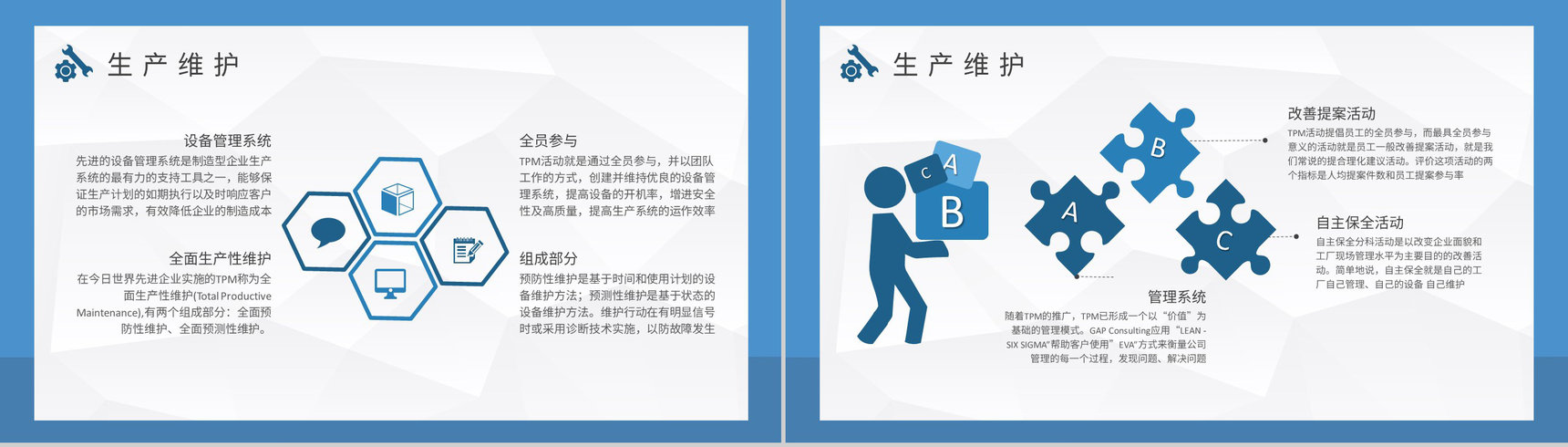 工厂生产车间改善维护计划TPM基本概念培训课件PPT模板-3