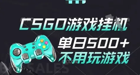 25年CSGO游戏搬砖，全自动挂G，不需要玩游戏，手机操作日入3张(不是汇率搬砖)【揭秘】-网亿资源平台