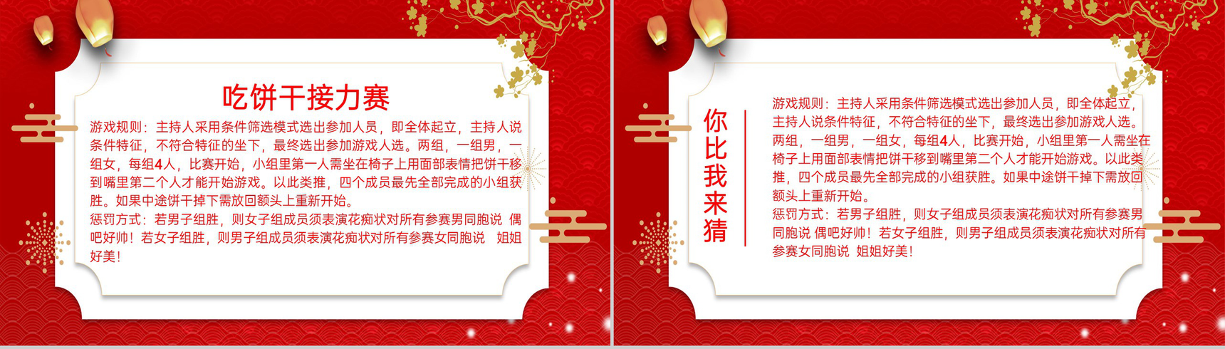 红色中国风龙年新年茶话会活动流程介绍PPT模板-10