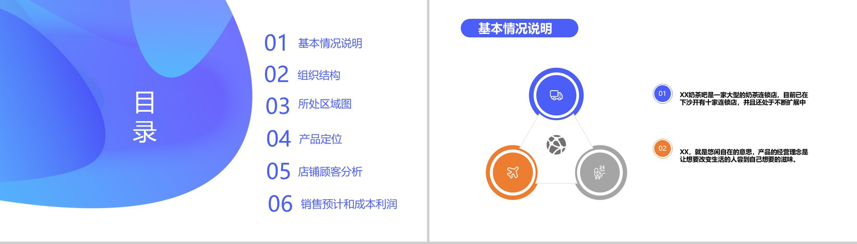 捧在手里甜在心中！XXX奶茶店连锁经营分析PPT模板-2