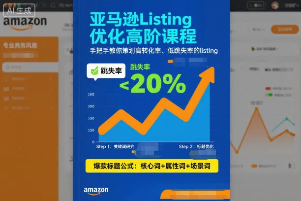 亚马逊Listing优化高阶课程，手把手教你策划高转化率、低跳失率的listing-网亿资源平台