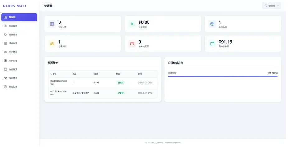 全新多平台电商代付商城源码-网亿资源平台