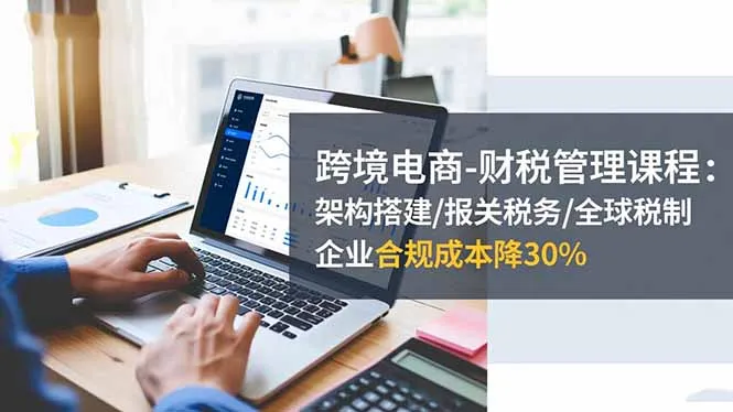 跨境电商-财税管理课程：架构搭建/报关税务/全球税制，企业合规成本降30%-网亿资源平台
