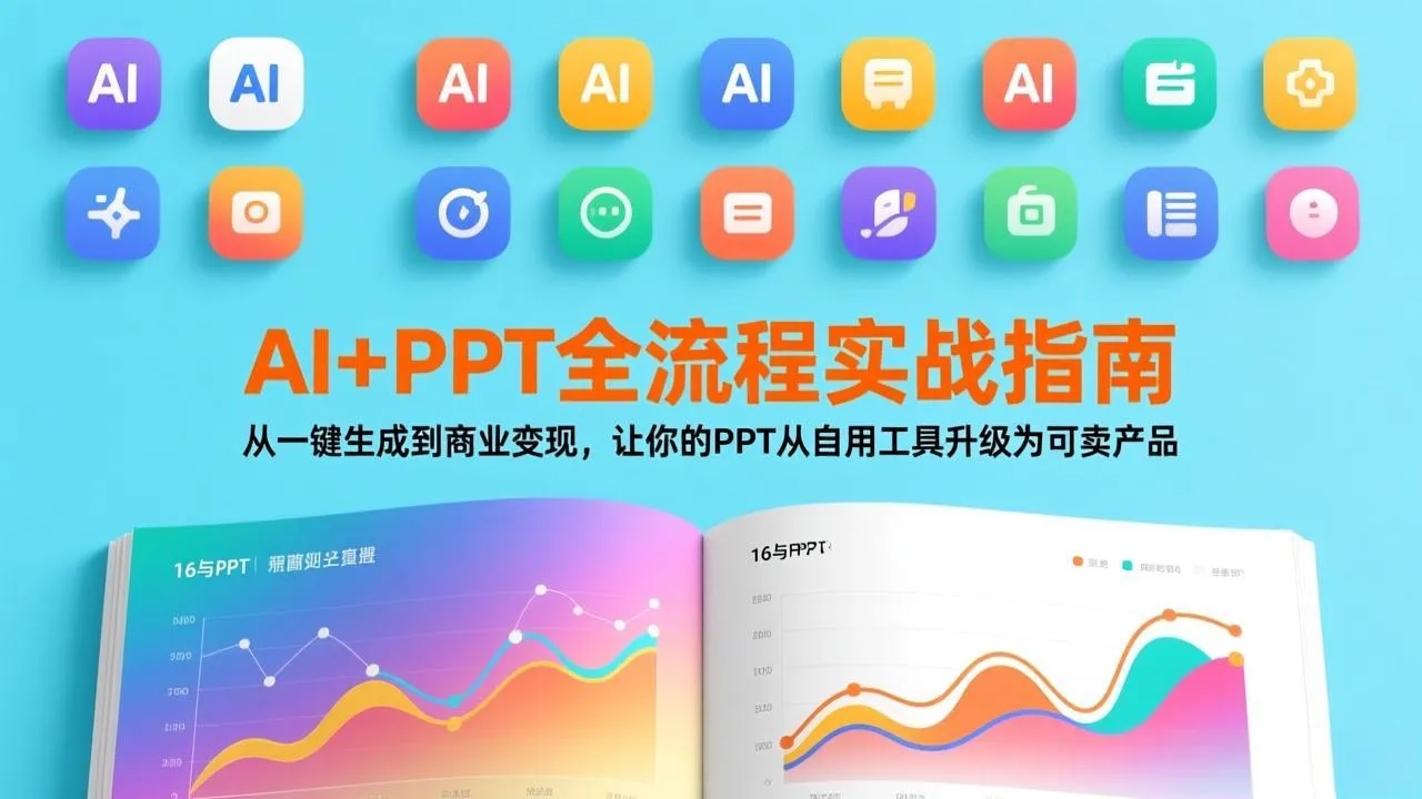 AI+PPT全流程实战指南：从一键生成到商业变现，让你的PPT从自用工具升级为可卖产品-网亿资源平台