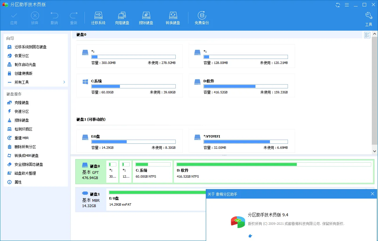 分区助手技术员v10.9.0特别版-网亿资源平台