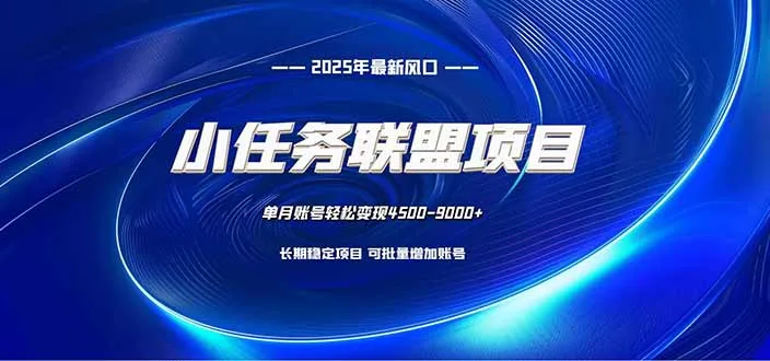 小任务联盟项目：一台电脑每天只需10分钟，轻松简单稳定-网亿资源平台