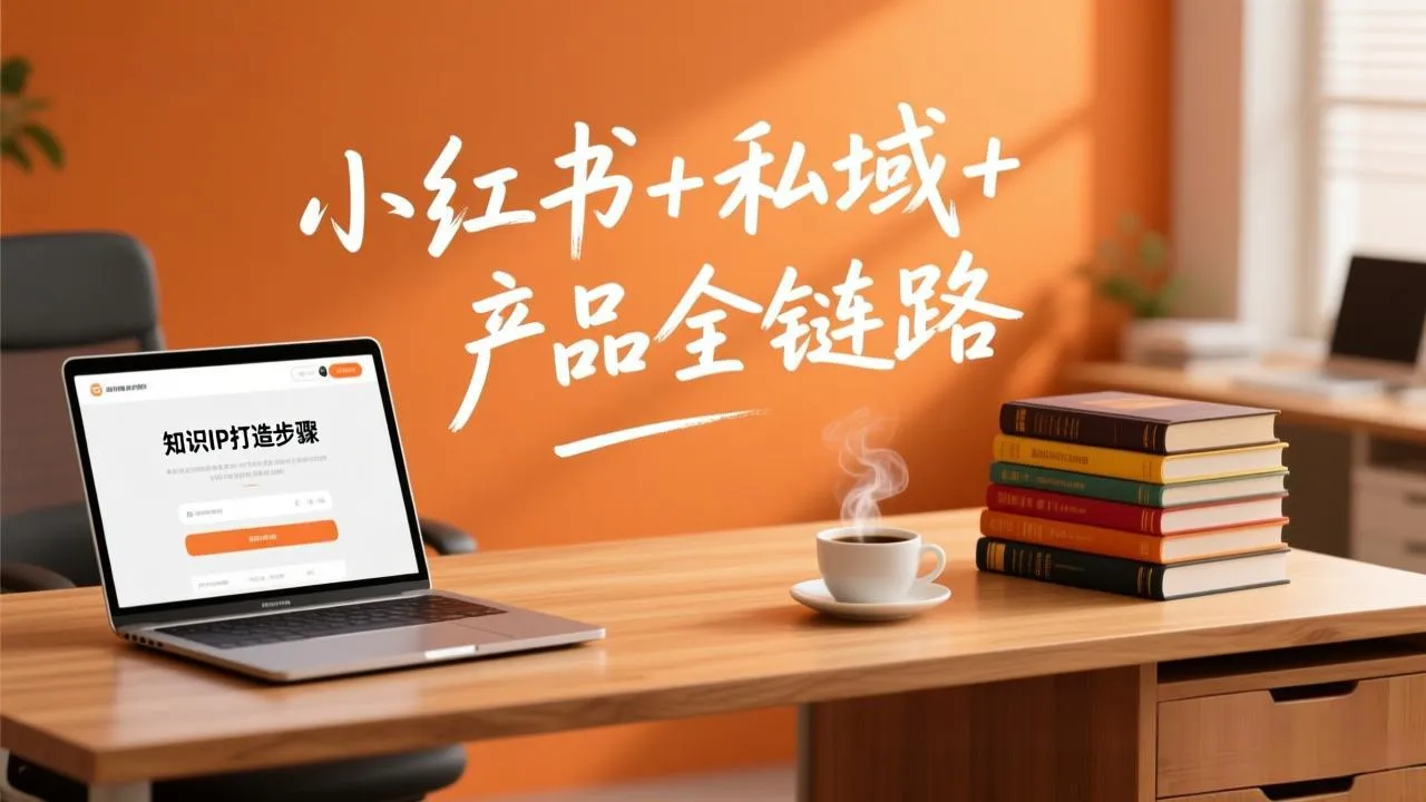 个人IP系统变现课2026，小红书+私域+产品全链路，手把手教你打造年入百万的知识IP-网亿资源平台