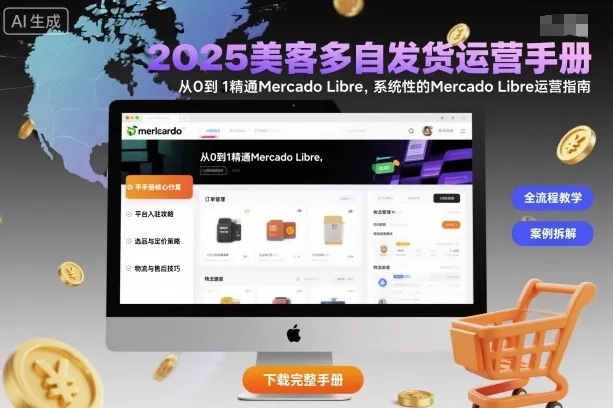 2025美客多自发货运营手册：从0到1精通Mercado Libre，系统性的Mercado Libre运营指南-网亿资源平台