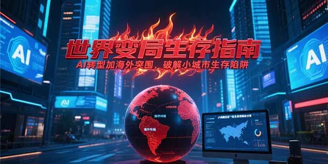 付费文章《世界变局生存指南，AI转型加海外突围，破解小城市生存陷阱》-网亿资源平台