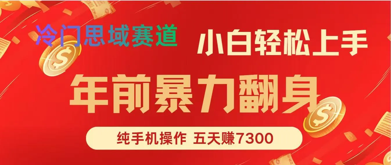 年前爆火项目，5天赚了7300-网亿资源平台