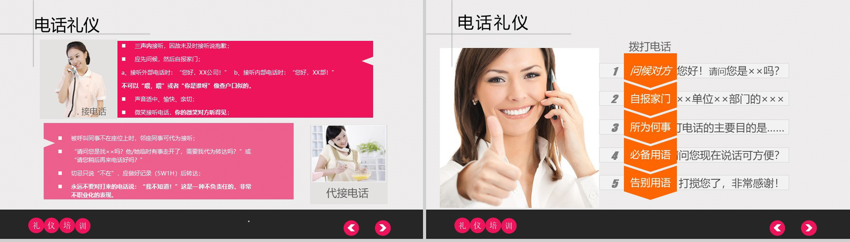 创意礼仪讲解师礼仪培训教育汇报PPT模板-11