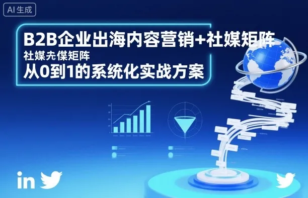 B2B企业出海内容营销+社媒矩阵，从0到1的系统化实战方案-网亿资源平台