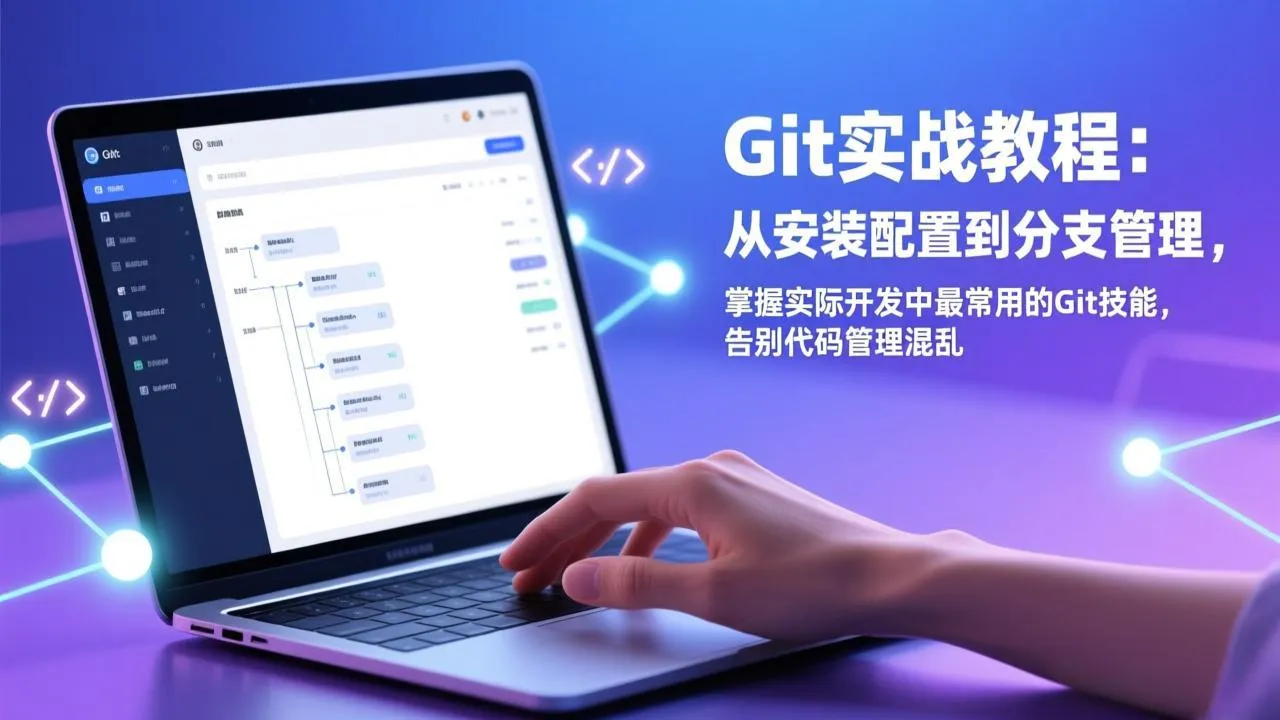 Git实战教程：从安装配置到分支管理，掌握实际开发中最常用的Git技能，告别代码管理混乱-网亿资源平台