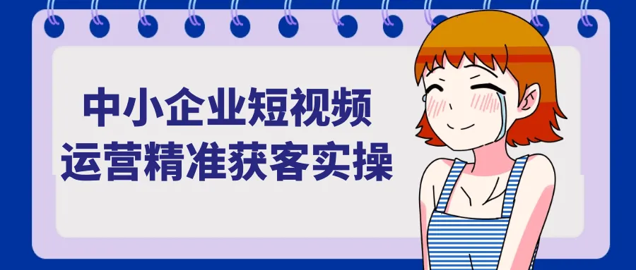 中小企业短视频运营精准获客实操-网亿资源平台