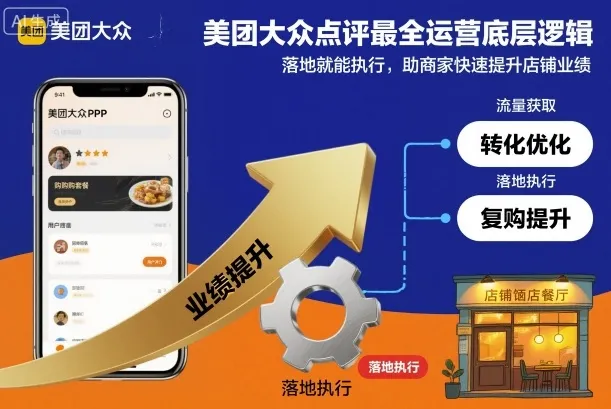 美团大众点评最全运营底层逻辑，落地就能执行，助商家快速提升店铺业绩-网亿资源平台