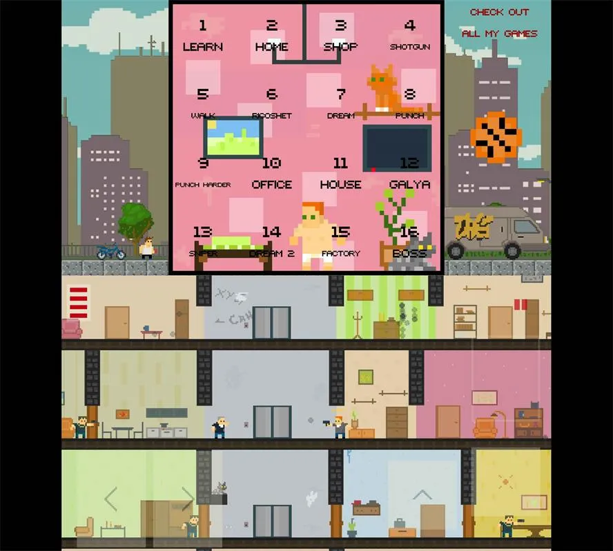 2D像素IO闯关游戏 激战-网亿资源平台