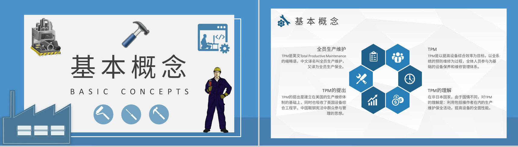 工厂生产车间改善维护计划TPM基本概念培训课件PPT模板-6