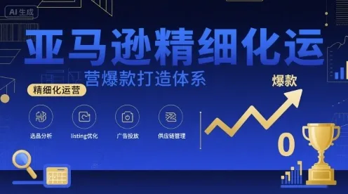 亚马逊精细化运营爆款打造体系，视频课+全套资料文档-网亿资源平台