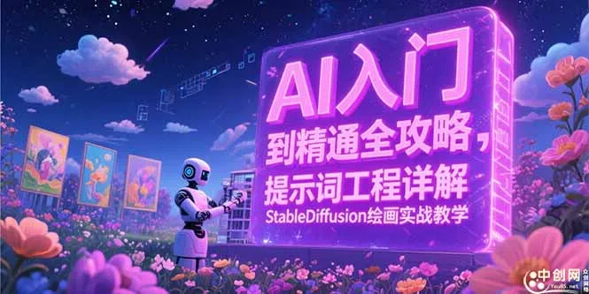 AI入门到精通全攻略，提示词工程详解，StableDiffusion绘画实战教学-网亿资源平台