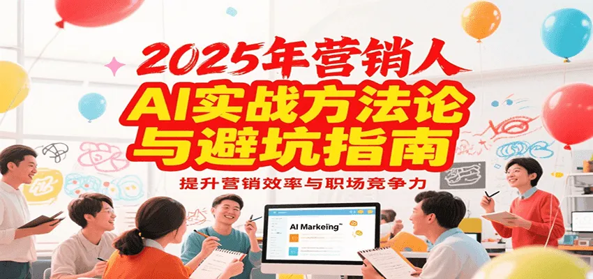 2025年营销实战方法论与避坑指南，利用AI提升营销效率与职场竞争力-网亿资源平台