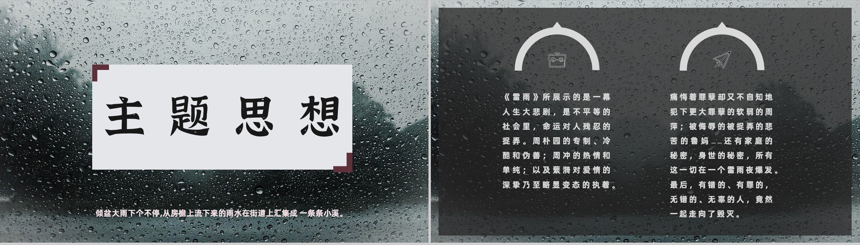 教师备课曹禺《雷雨》艺术特色名著逻辑梳理PPT模板-2