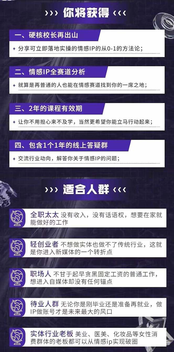 情感直播IP短视频全通大课，普通人的IP之路从情感赛道开始