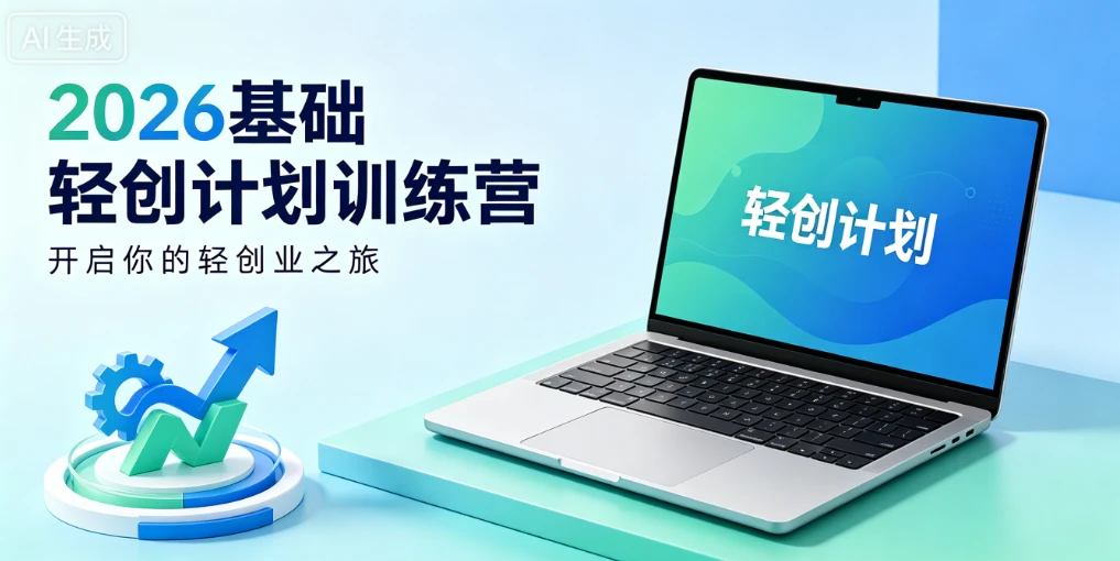 【精】2026基础轻创计划训练营-网亿资源平台