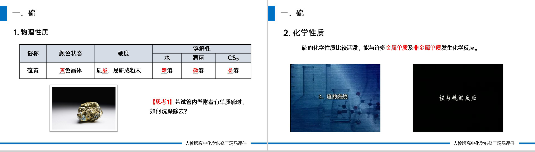 《硫和二氧化硫 》高一必修二PPT课件（第5.1.1课时）-3