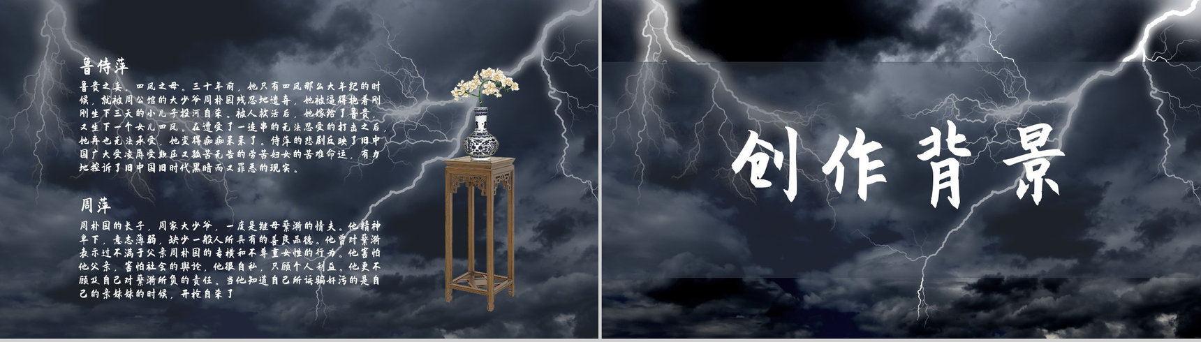读书分享之曹禺《雷雨》文学作品阅读宣传教育教学文化知识培养PPT模板-5
