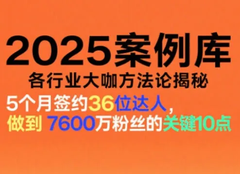 2025案例库，收录各行业大咖的方法论，各行业大咖方法论揭秘-网亿资源平台