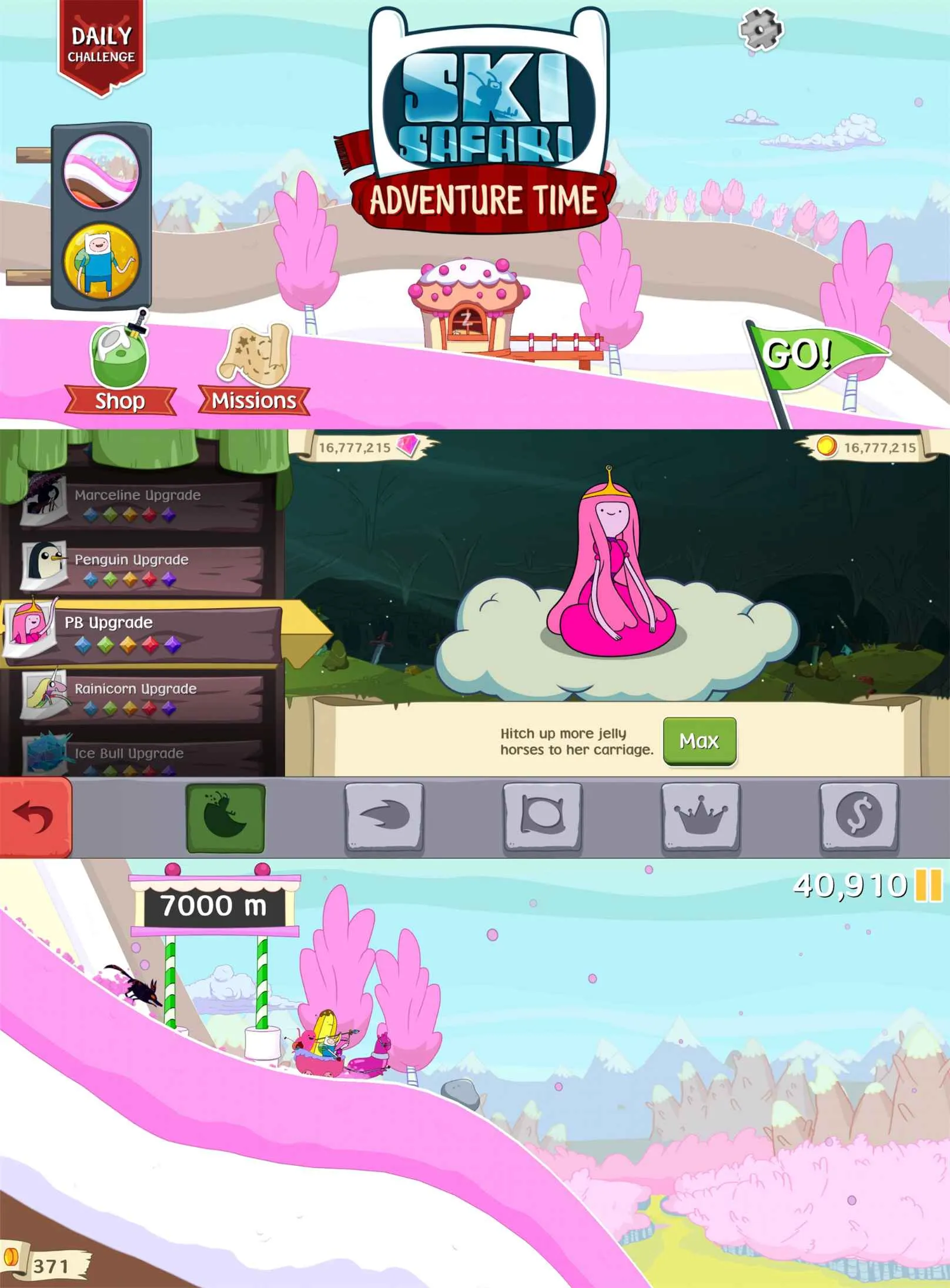 横版酷跑游戏 滑雪大冒险探险活宝-网亿资源平台