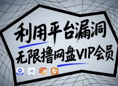 利用平台漏洞,无限撸网盘VIP会员,用户亲测有效!【漏洞原理+操作演示】-网亿资源平台