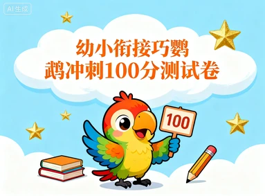 幼小衔接巧鹦鹉冲刺100分测试卷-网亿资源平台