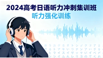 2024高考日语听力冲刺集训班 听力强化训练-网亿资源平台