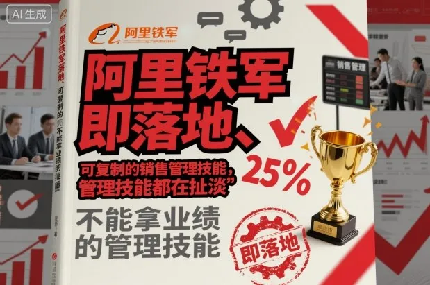 阿里铁军即落地、可复制的销售管理技能,不能拿业绩的管理技能都在扯淡-网亿资源平台