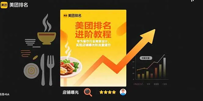 美团排名进阶教程：专为餐饮行业商家设计，实现店铺曝光和流量提升-网亿资源平台