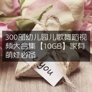 300部幼儿园儿歌舞蹈视频大合集【10GB】家有萌娃必备-网亿资源平台