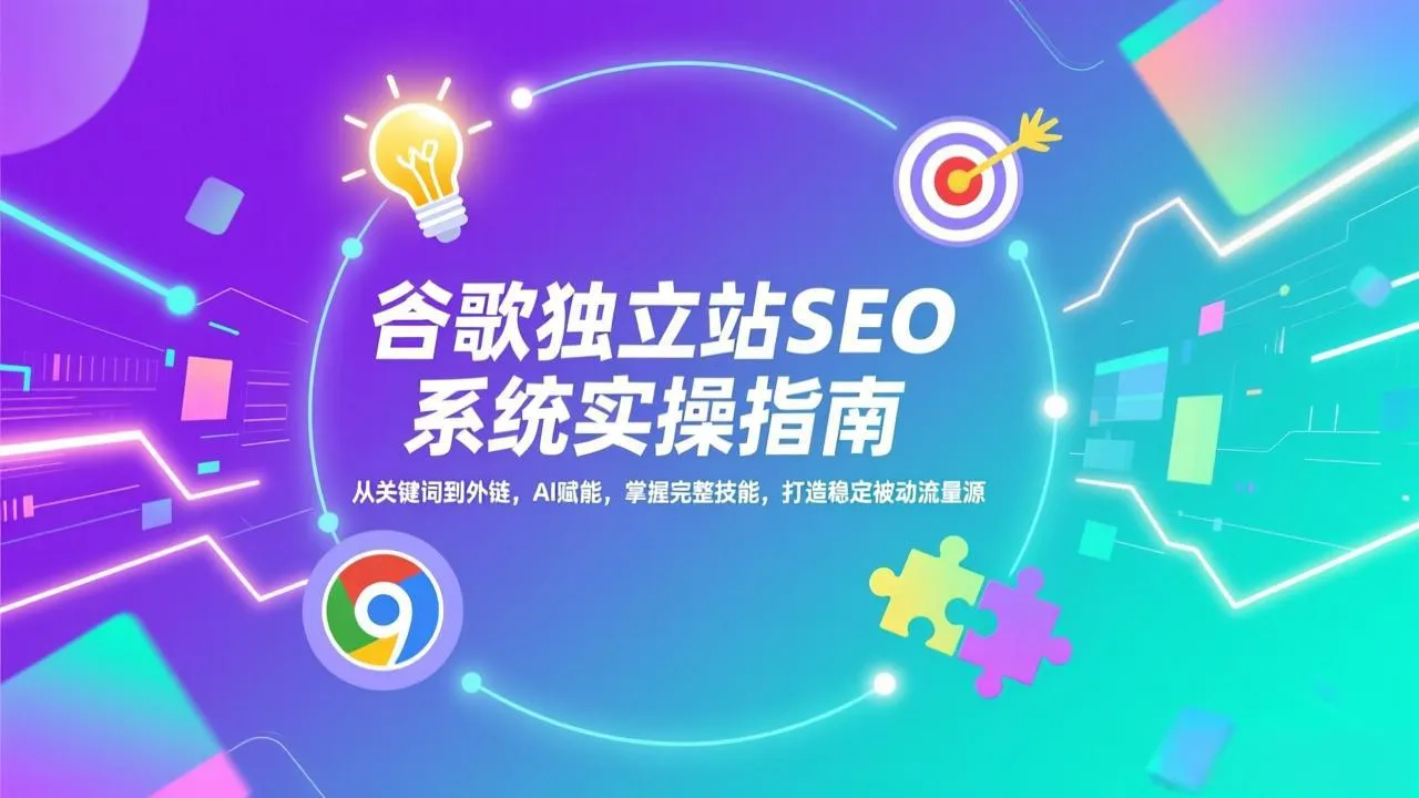 谷歌独立站SEO系统实操(更新-网亿资源平台