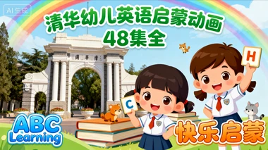 清华幼儿英语启蒙动画48集全-网亿资源平台