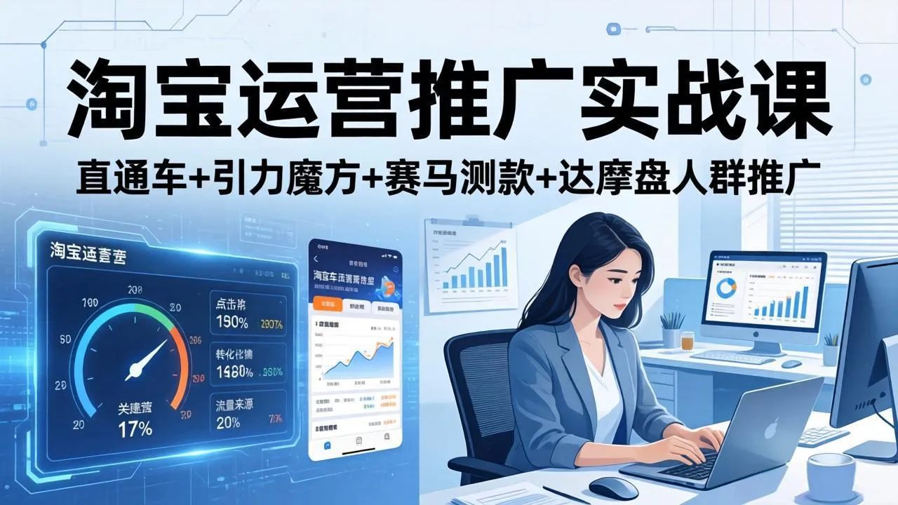 淘宝运营推广实战课(更新26年3月-网亿资源平台