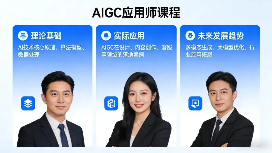 【精】AIGC应用师课程，覆盖了AI技术的理论基础、实际应用、以及未来发展趋势-网亿资源平台
