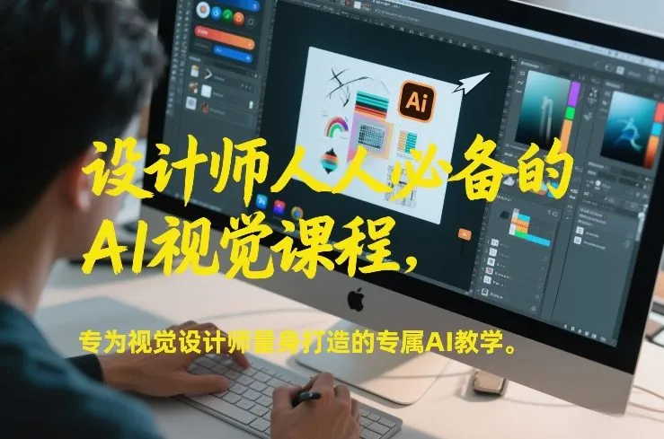 设计师人人必备的AI视觉课程，专为视觉设计师量身打造的专属AI教学-网亿资源平台