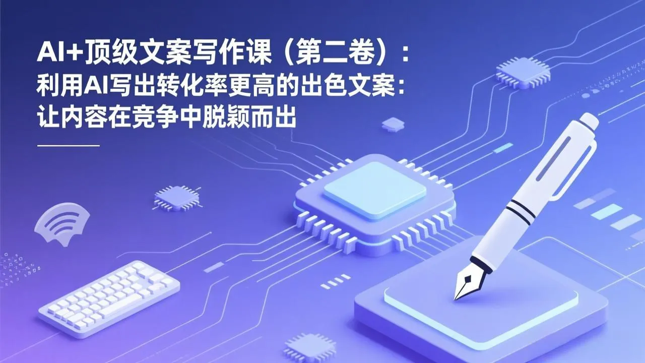 AI+顶级文案写作课(第二卷-网亿资源平台