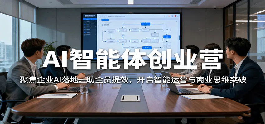 AI智能体创业营：聚焦企业AI落地，助全员提效，开启智能运营与商业思维突破-网亿资源平台