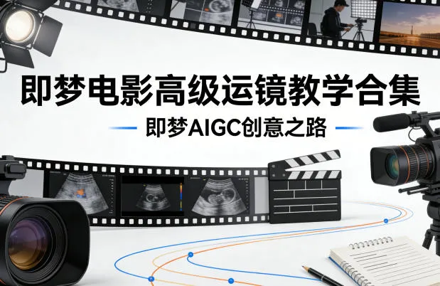 即梦电影高级运镜教学合集，即梦AIGC创意之路-网亿资源平台