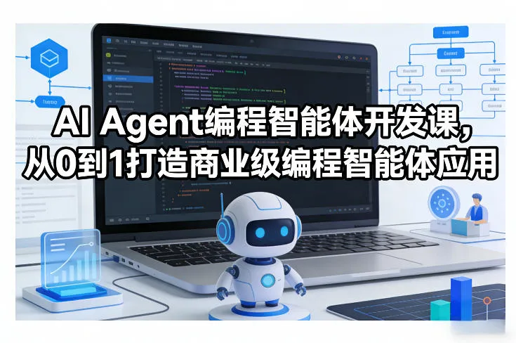 AI Agent编程智能体开发课，从0到1打造商业级编程智能体应用-网亿资源平台