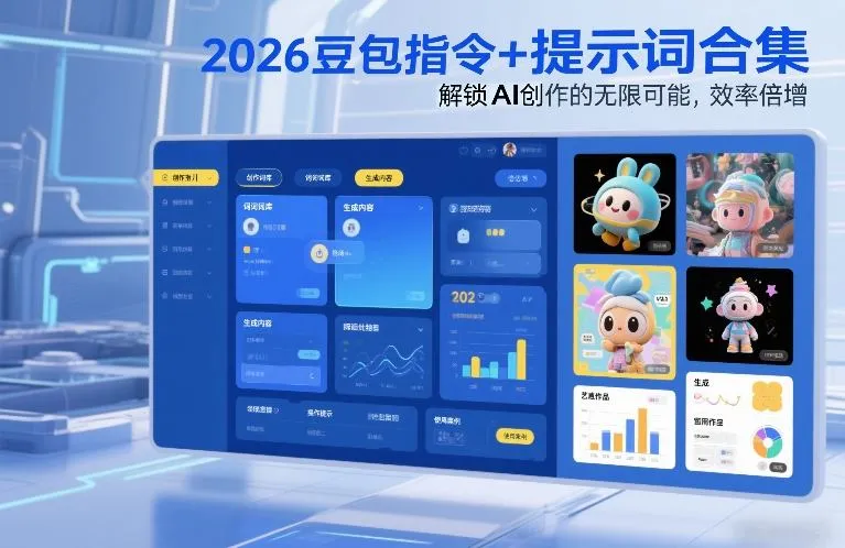 2026豆包指令+提示词合集，解锁AI创作的无限可能，效率倍增-网亿资源平台