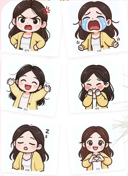 一张照片秒变多种表情包，三步就能拥有专属表情包库，零门槛玩转社交新玩法【文档】-网亿资源平台