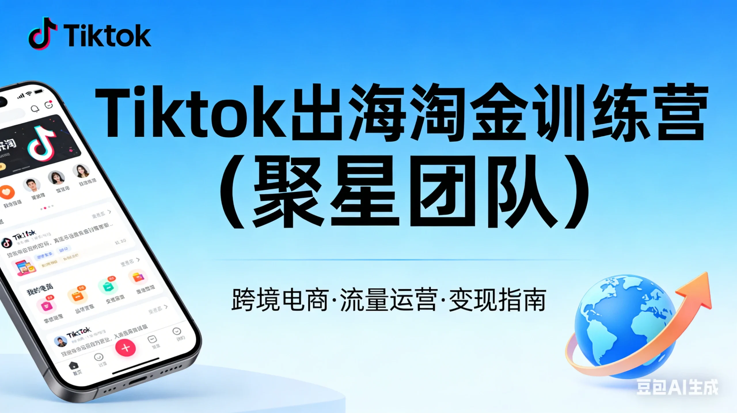 【精】Tiktok出海淘金训练营（聚星团队）-网亿资源平台