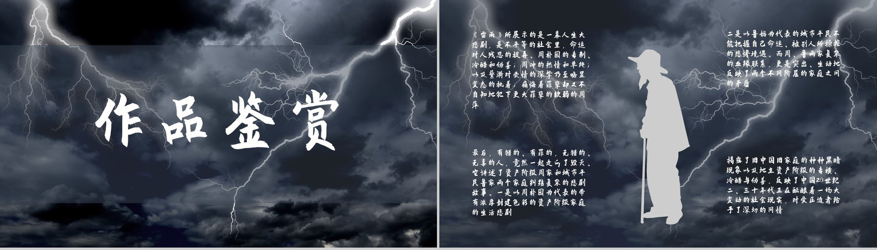读书分享之曹禺《雷雨》文学作品阅读宣传教育教学文化知识培养PPT模板-7